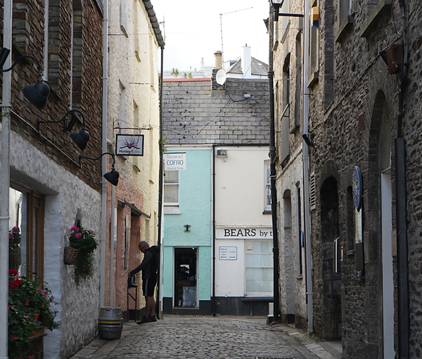 Cornish Narrow Street Falmouth