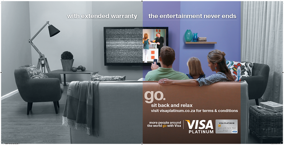 Visa Platinum Splice Billboard