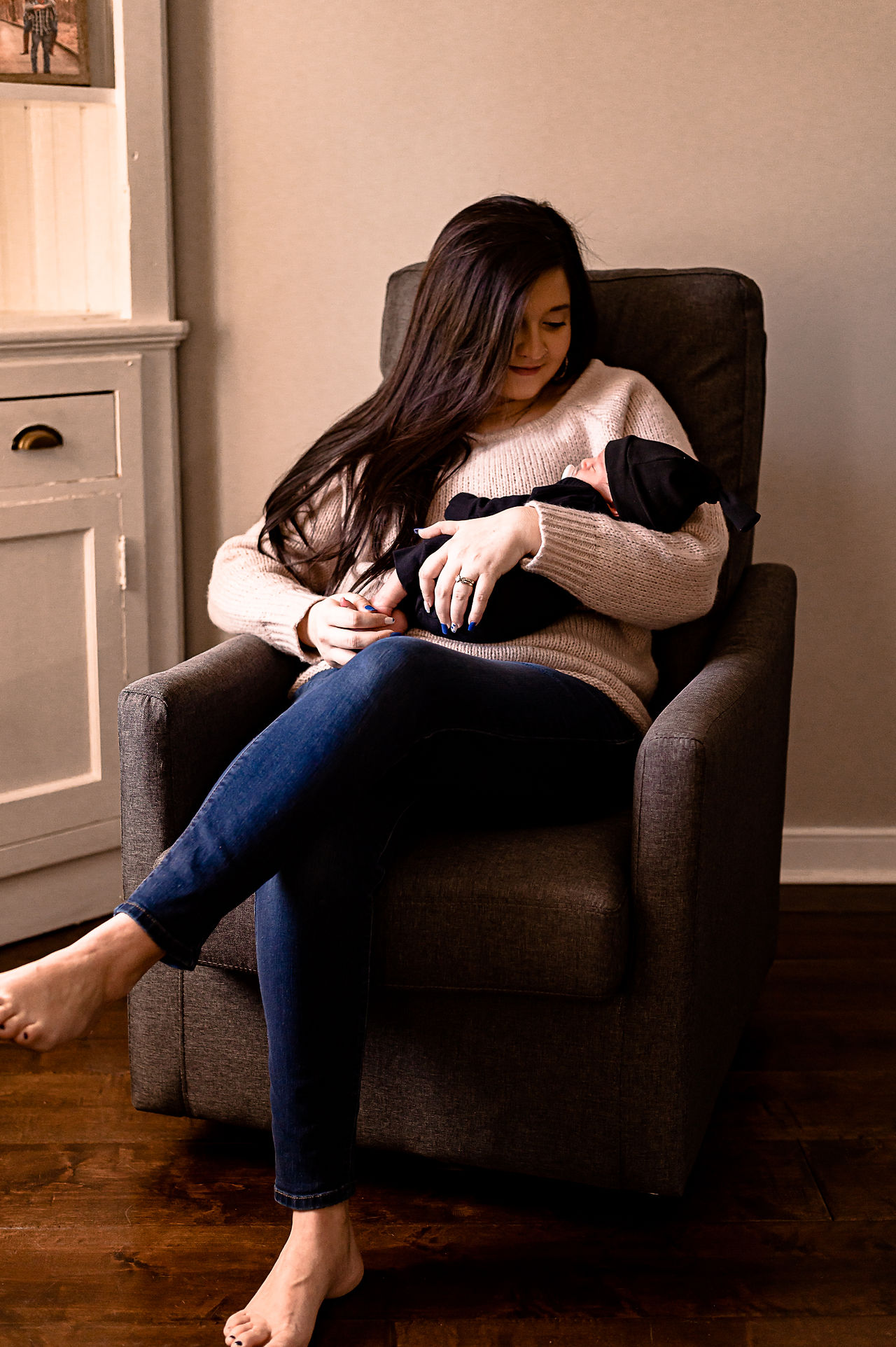 lifestyle newborn session