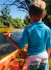 embarquement kayak
