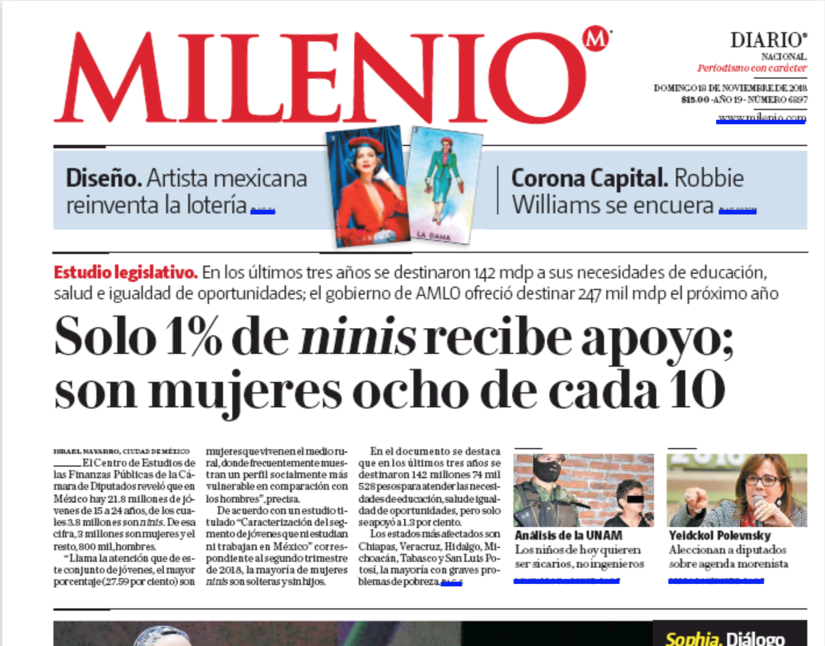 Milenio PRINTED COVER