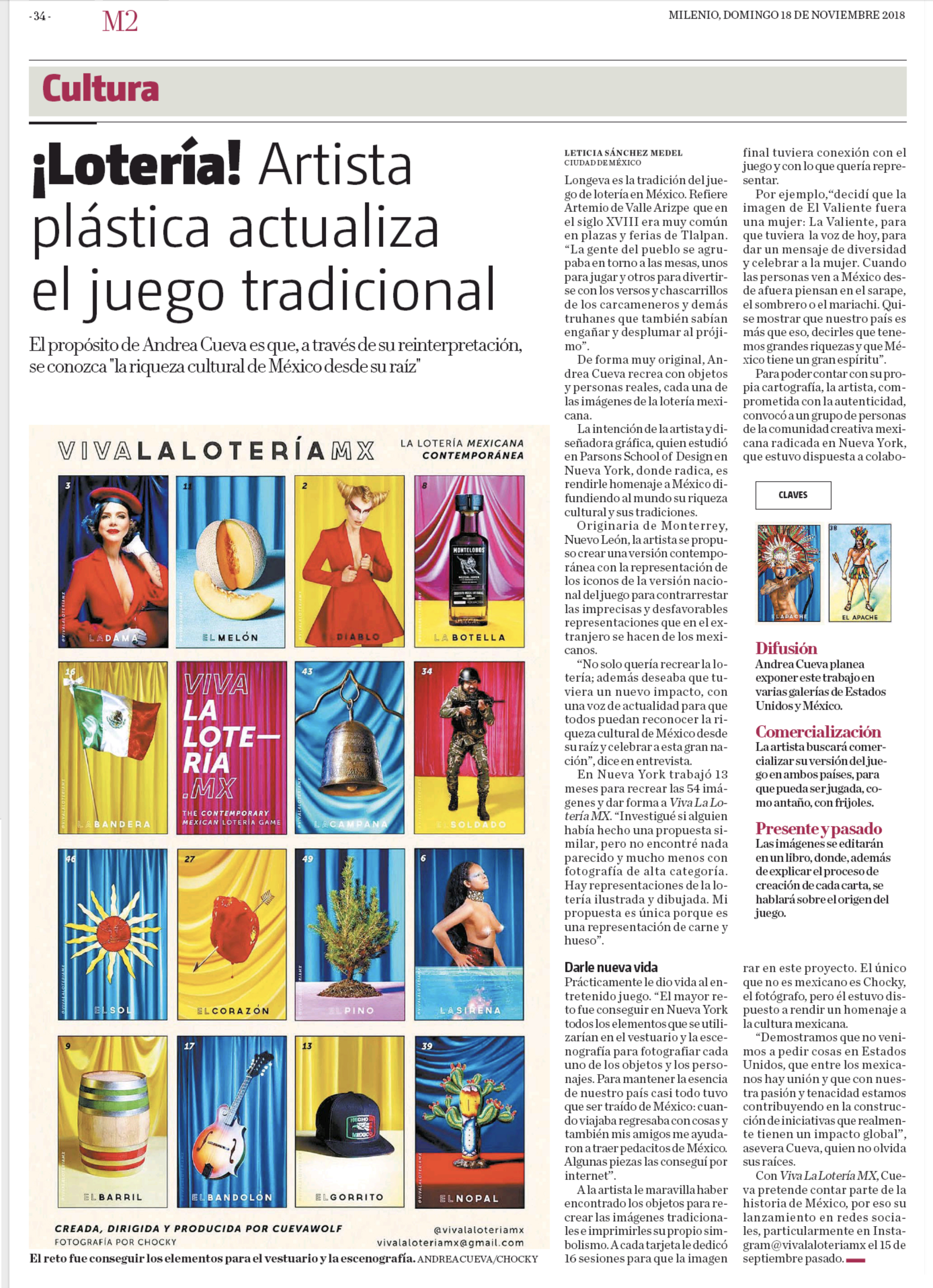 Milenio Printed