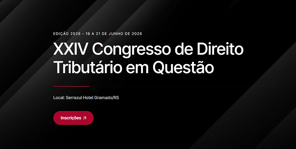 XXIV Congresso de Direito Tributário em Questão