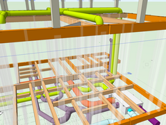 BIMによるダクト計画