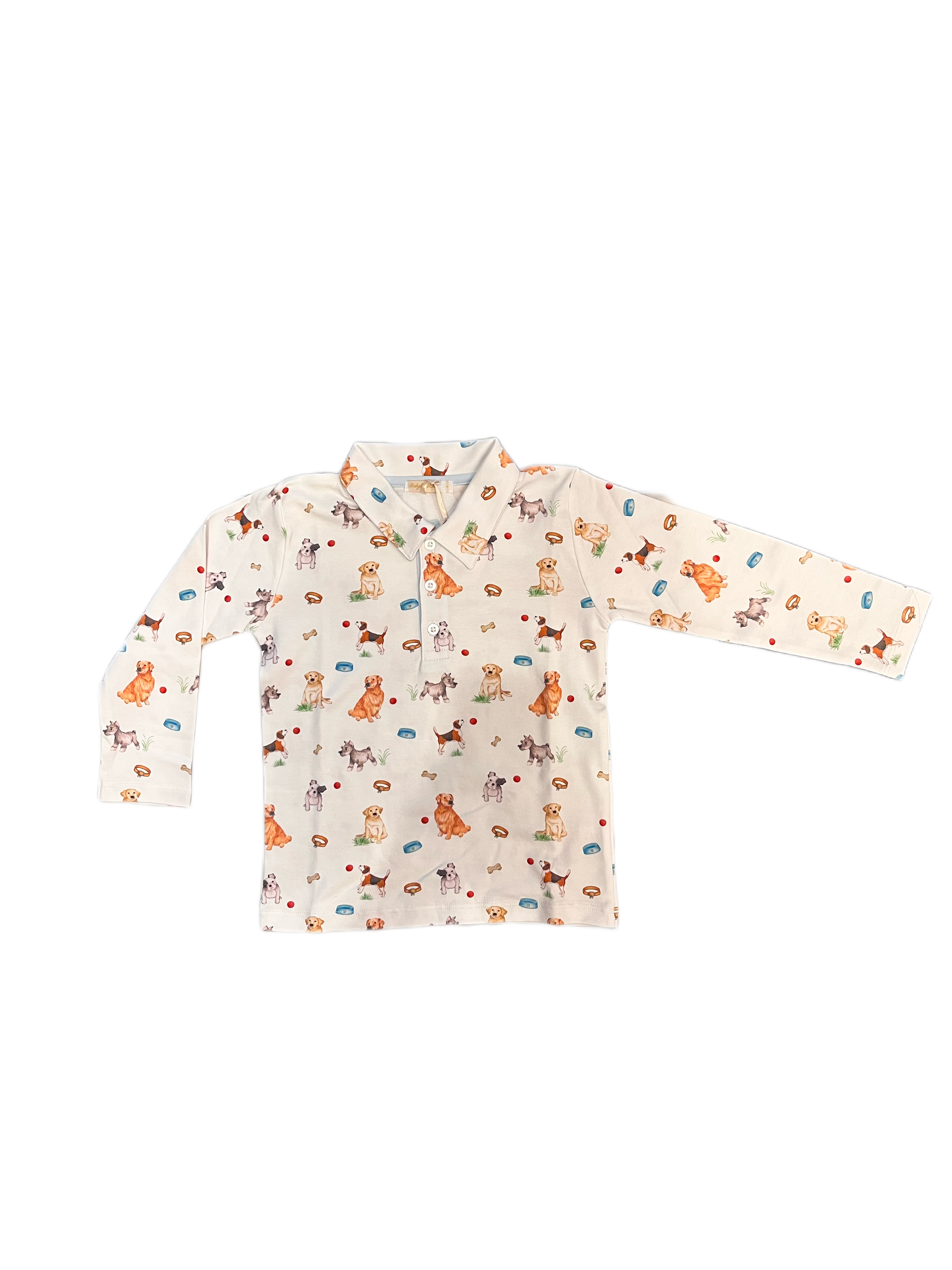 Dog Print Shirt by Baby Club Chic