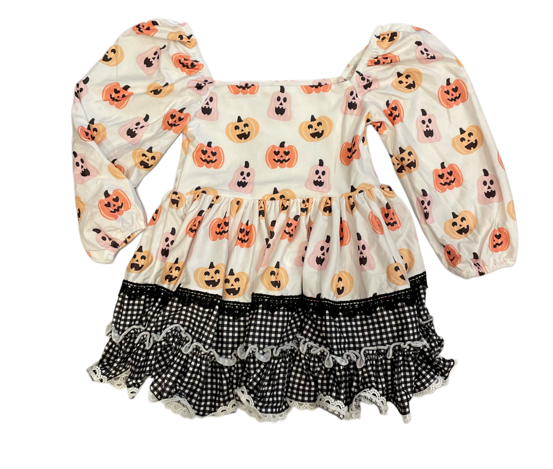 Be Girl Clothing Pumpkin Ruffle Dress