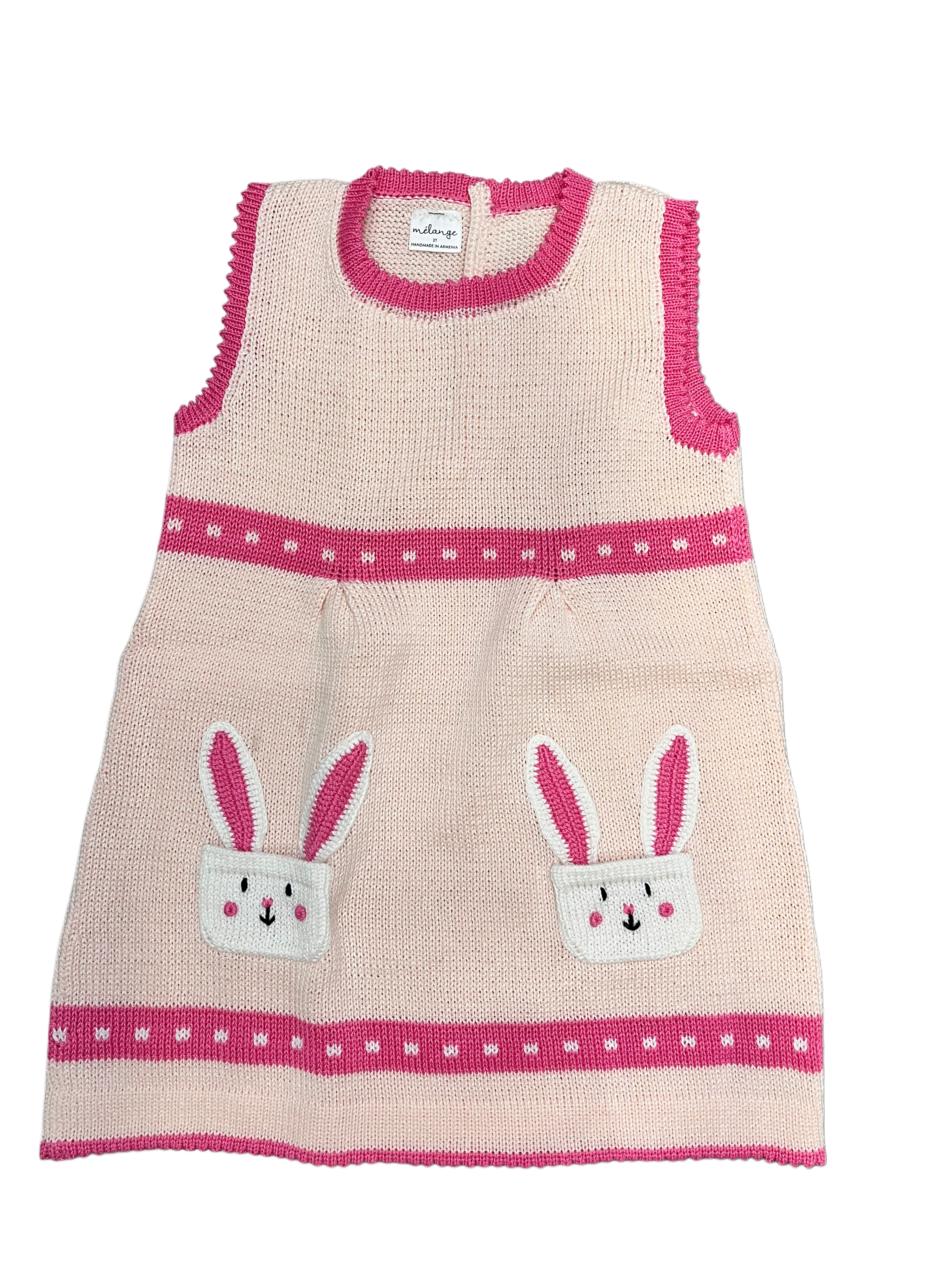 Pink bunny dress by Melange