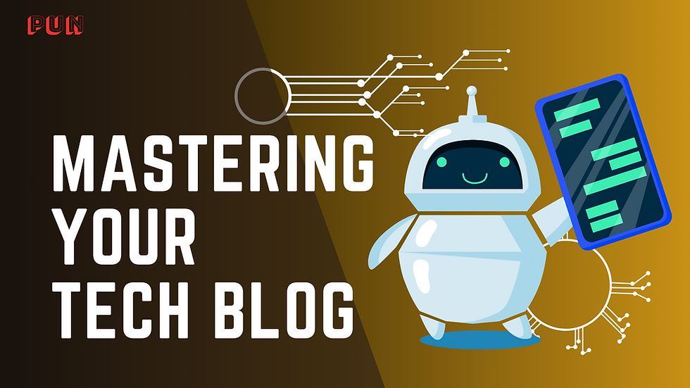 Techblog Mu Mastering Your Tech Blog: Tips for Maximum Impact
