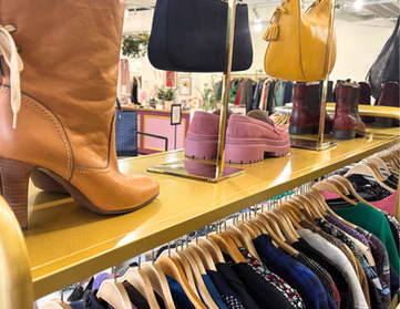 boots, handbags, and clothing at Raylee Consignment in Portland