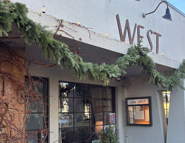 front outside area at Bar West in Portland in Nob Hill