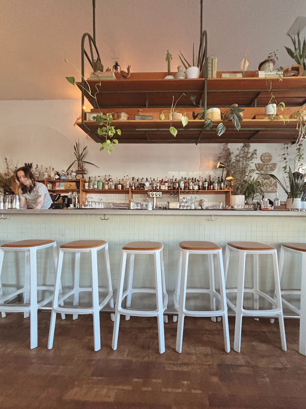 Interior of Bar West restaurant in Portland’s Nob Hill neighborhood