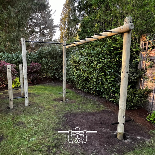 Garden Outdoor Training Bar Calisthenics Monkey Bar Pull Up