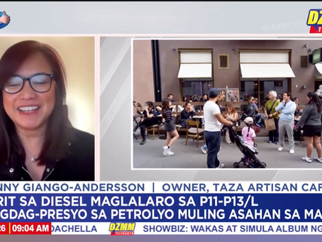 Taza Founder Featured on DZMM Teleradyo 🇵🇭