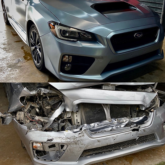 Before and After Subaru WRX