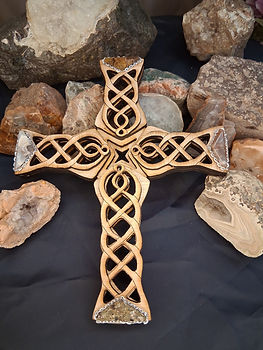 crucifix Ayrshire rock agate handmade gift scotland experience traditional celtic