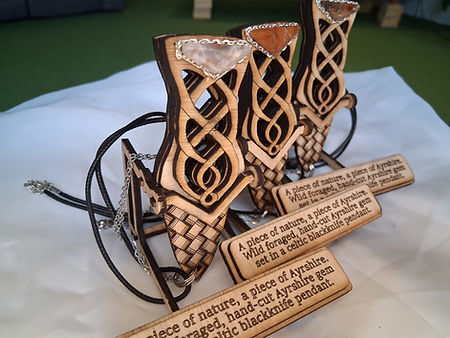 Ayrshire handmade gemstone skian dubh born raised kilt accessories