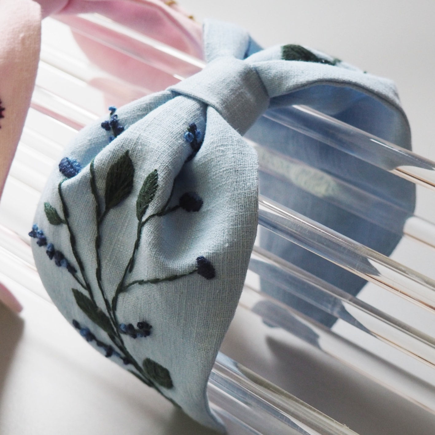 Stickset Haarreifen "BLAUBEERE"