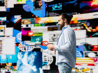 Diagram showing how clear goals, messaging, and workflows improve marketing consistency