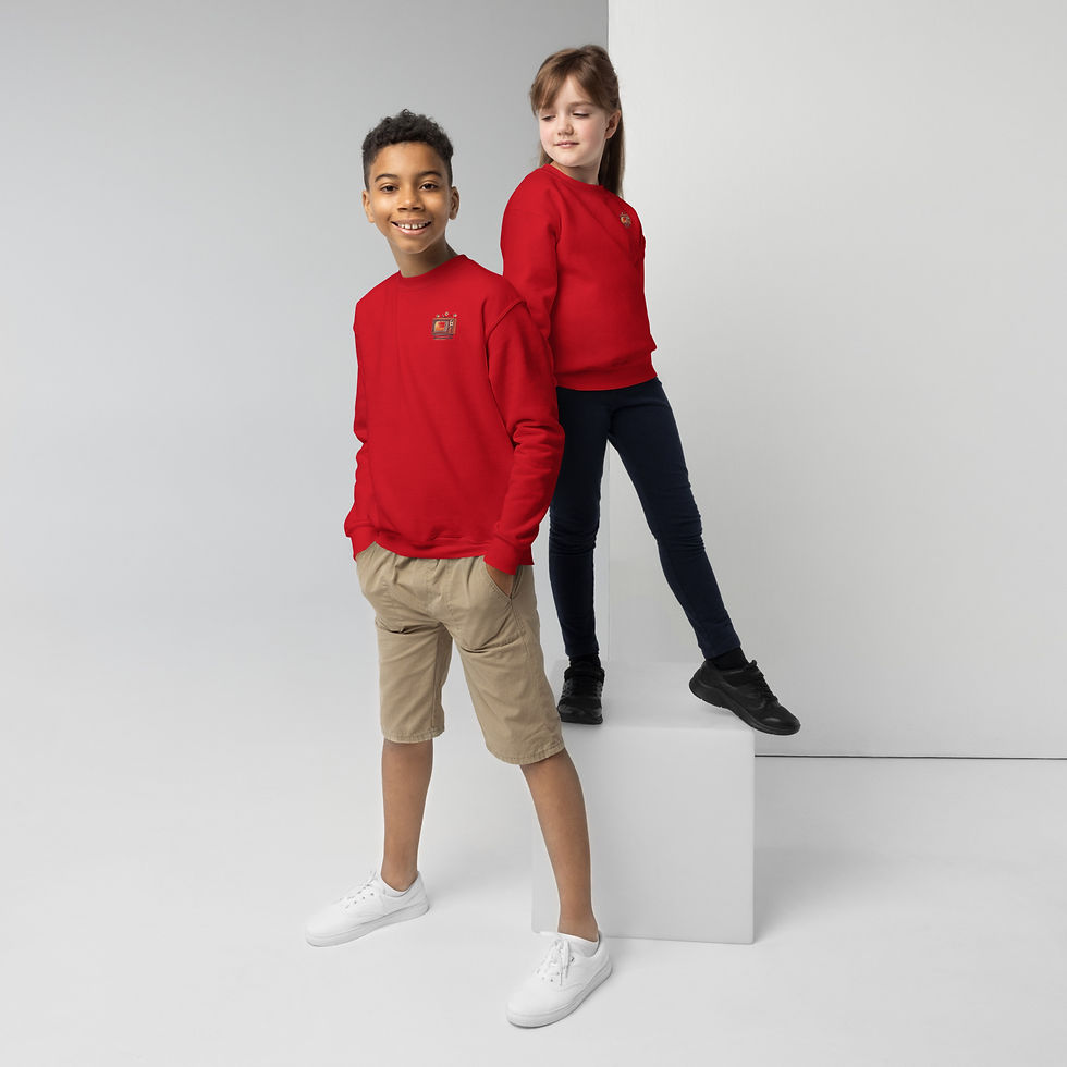 Thumbnail: Youth crewneck sweatshirt