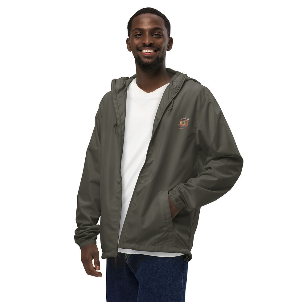 Thumbnail: Unisex lightweight zip up windbreaker