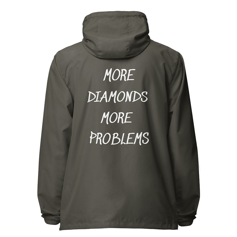 Thumbnail: Unisex lightweight zip up windbreaker