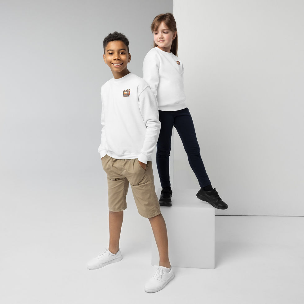 Thumbnail: Youth crewneck sweatshirt