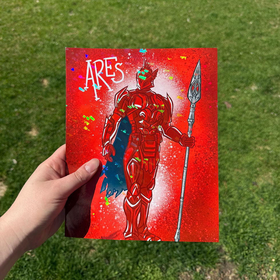 Thumbnail: Fitchner / Ares Holographic Print 8x10in