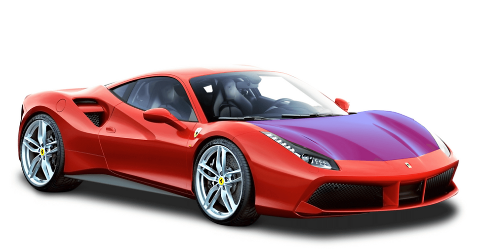 pose ppf sur capot ferrari