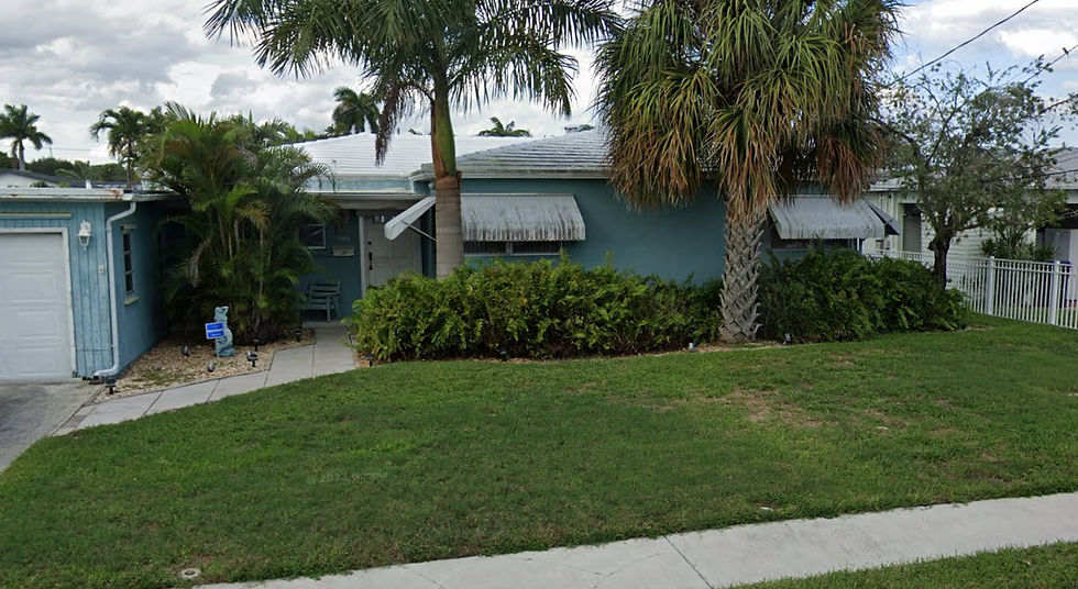 Another Fort Lauderdale home with great lawn conditions.