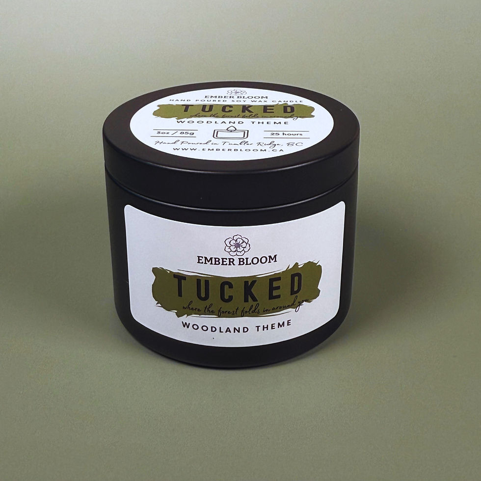 Tucked - 3 oz Candle - Woodland Theme