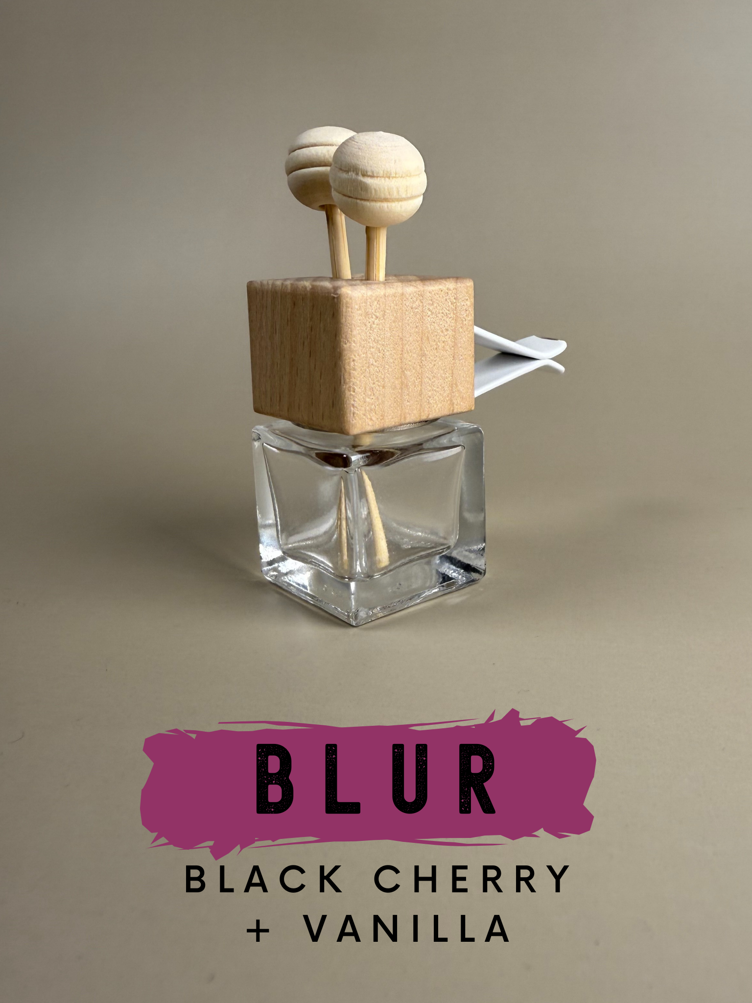 Blur Car Air Freshener (Clip) – Black Cherry + Vanilla