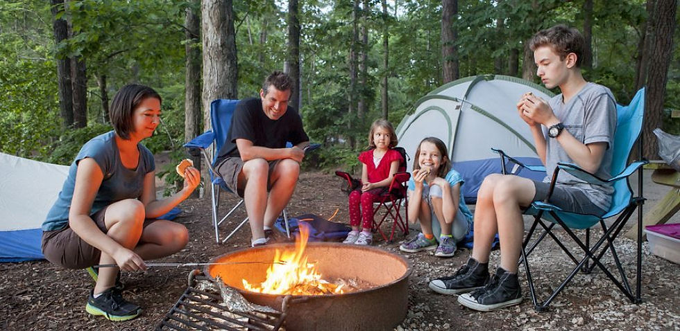 Camping Trip at Three Island Crossing