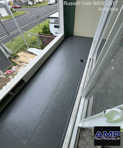 Balcony waterproofing completed in Russel Vale