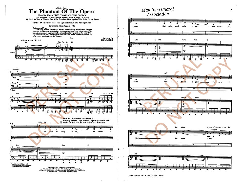 Thumbnail: The Phantom of The Opera (Medley)