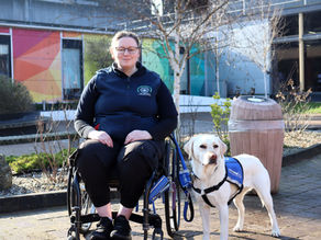 Megan Green and Support Labrador Lyra