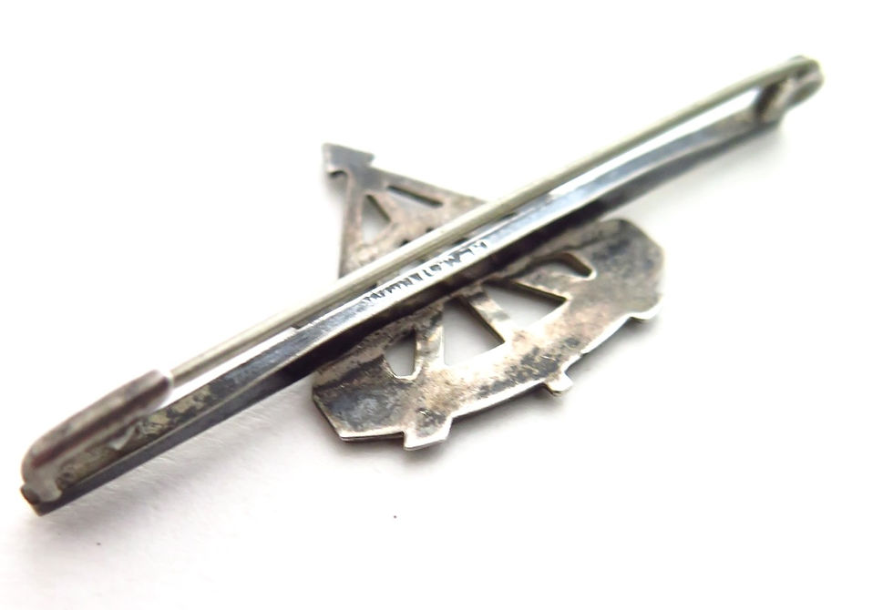 Thumbnail: Reconnaissance Corps Sweetheart Pin Badge - Silver