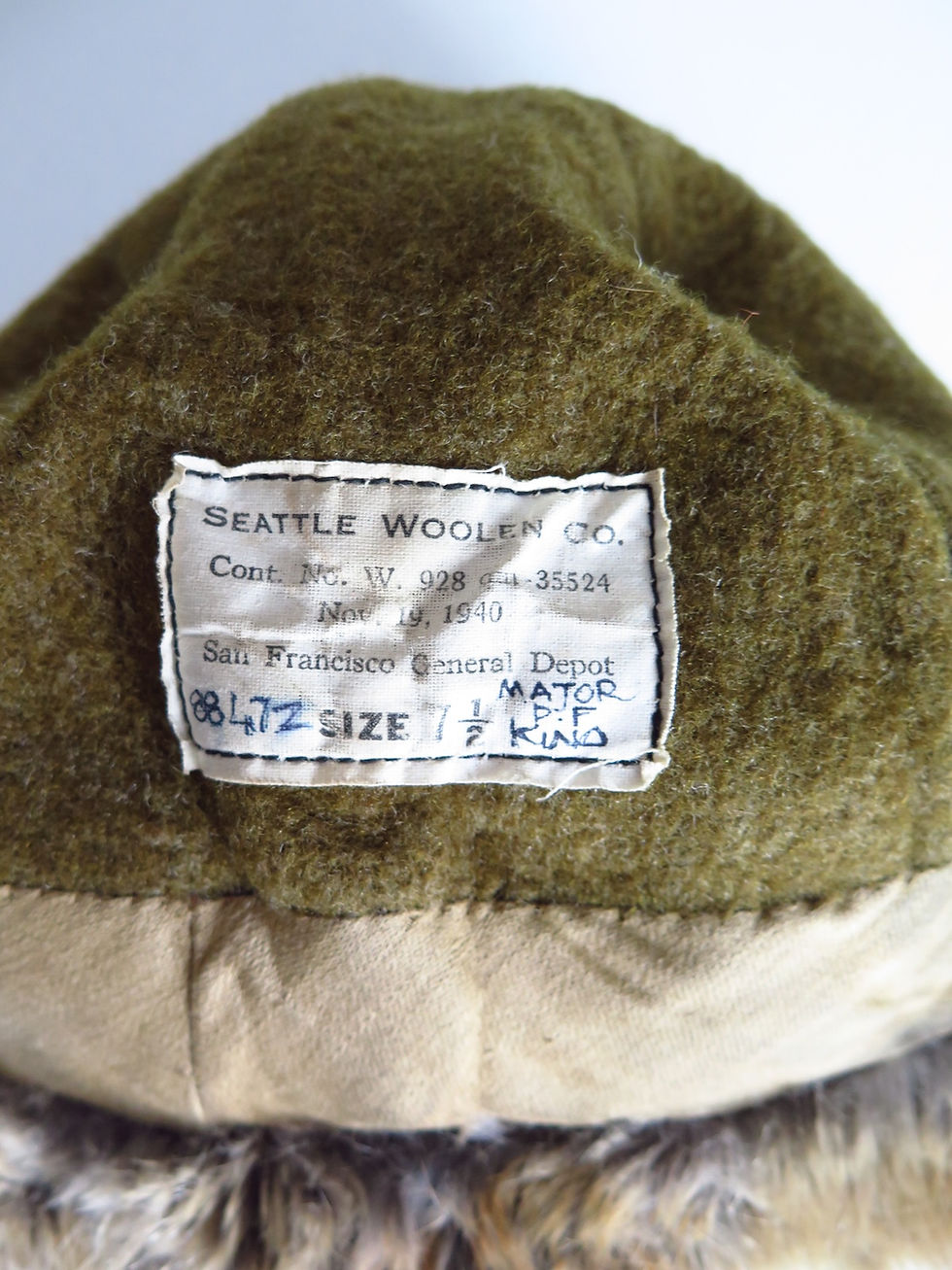 Thumbnail: WW2 American Winter Fur Hat
