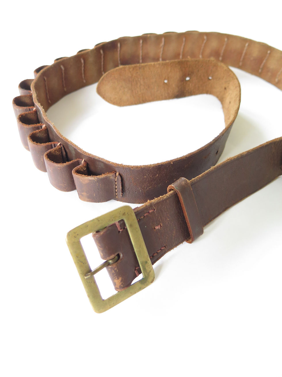 Thumbnail: Vintage Leather 12G Shotgun Belt