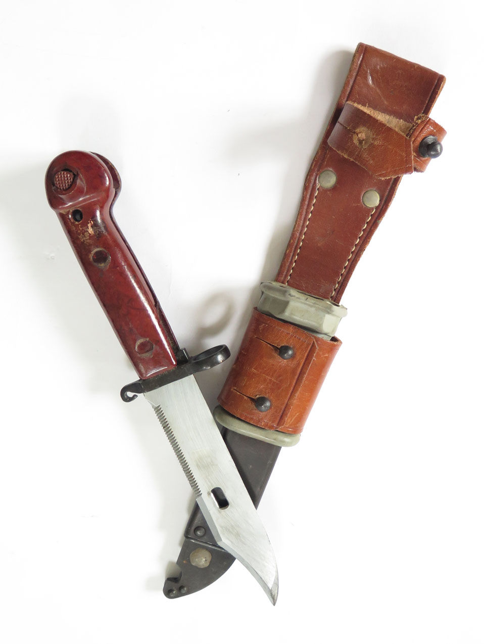 Thumbnail:  Romanian Type 1 AKM Bayonet with Frog