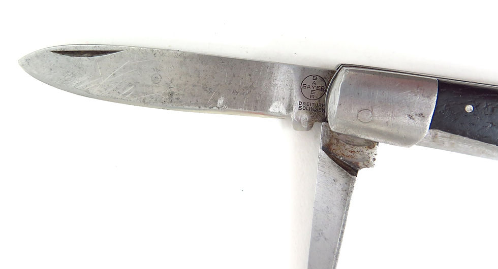 Thumbnail: Bayer Folding Knife -Dreiturm Solingen