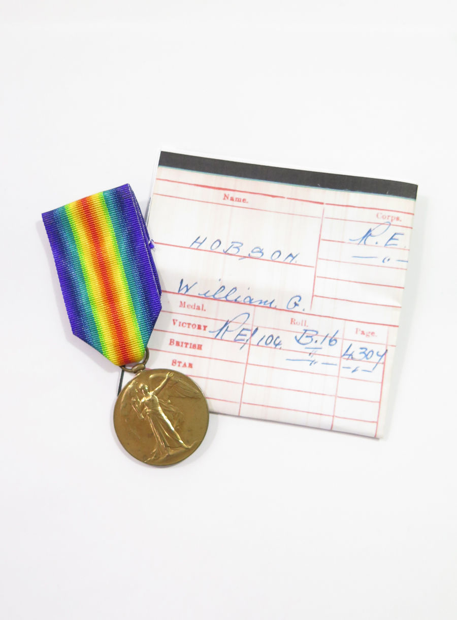 Thumbnail: British WW1 Victory Medal  - Hobson RE