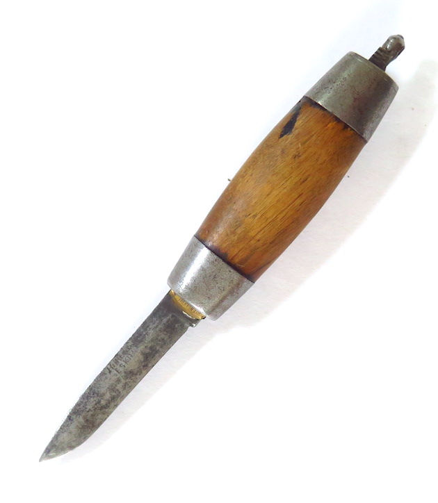 Thumbnail: 19th Century Swedish Barrel Knife - 1874