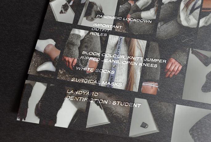 Attire Magazine - Foil-Debossed Typography