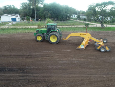 Área da Abertura Oficial da Colheita do Arroz está sendo preparada
