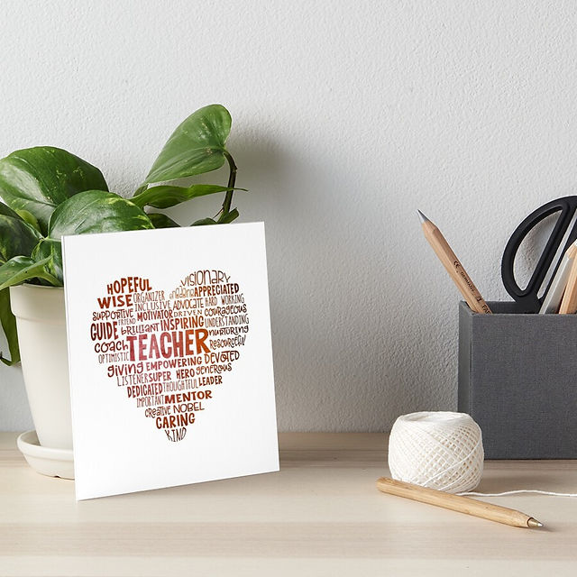 Teacher Art Boards (Red)
