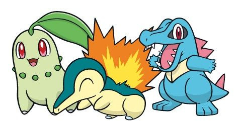 Pokemon The Second Generation Starter Pokemon