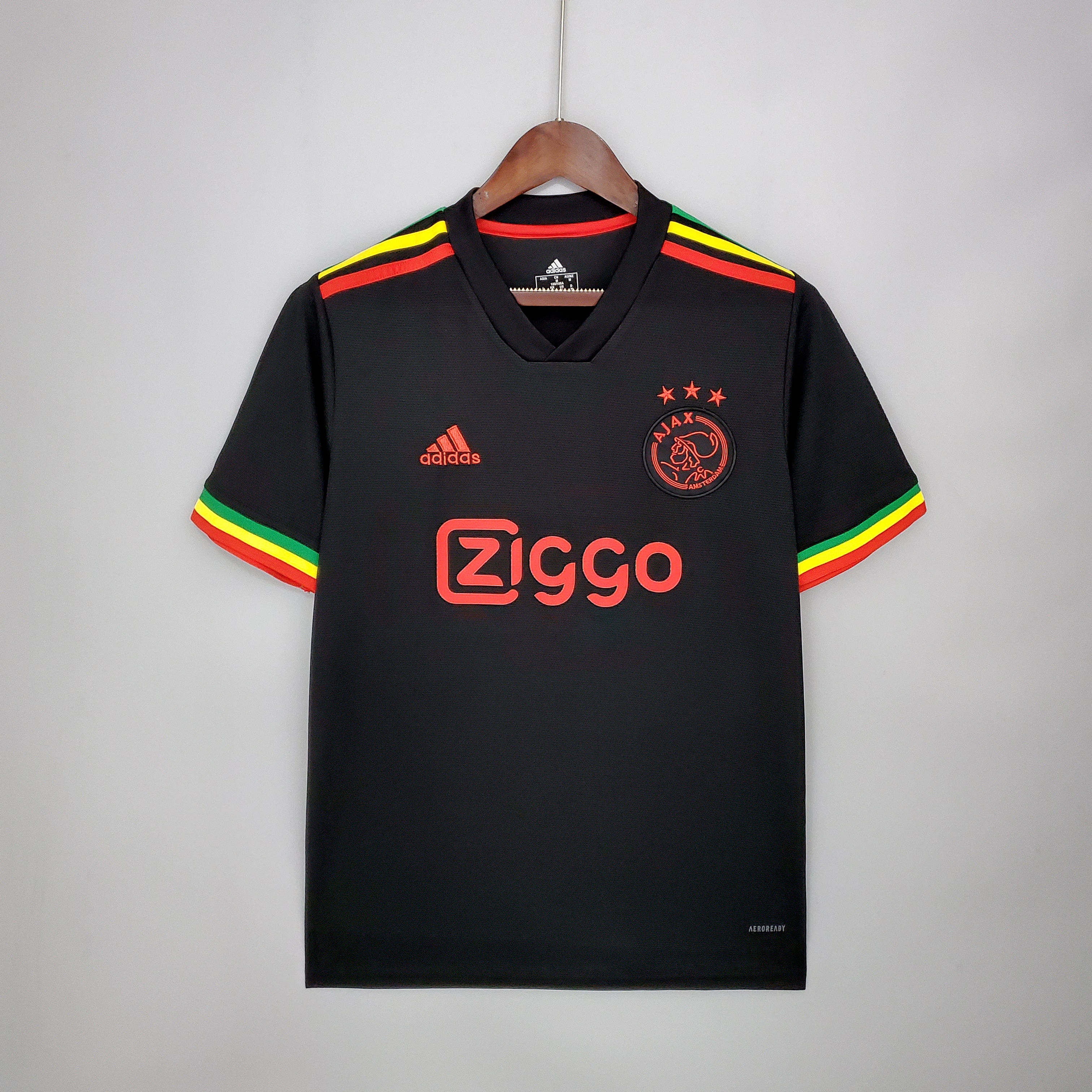 CAMISA AJAX III 21/22 PRETA - ADIDAS - MASCULINO TORCEDOR (EDIÇÃO ESPECIAL)