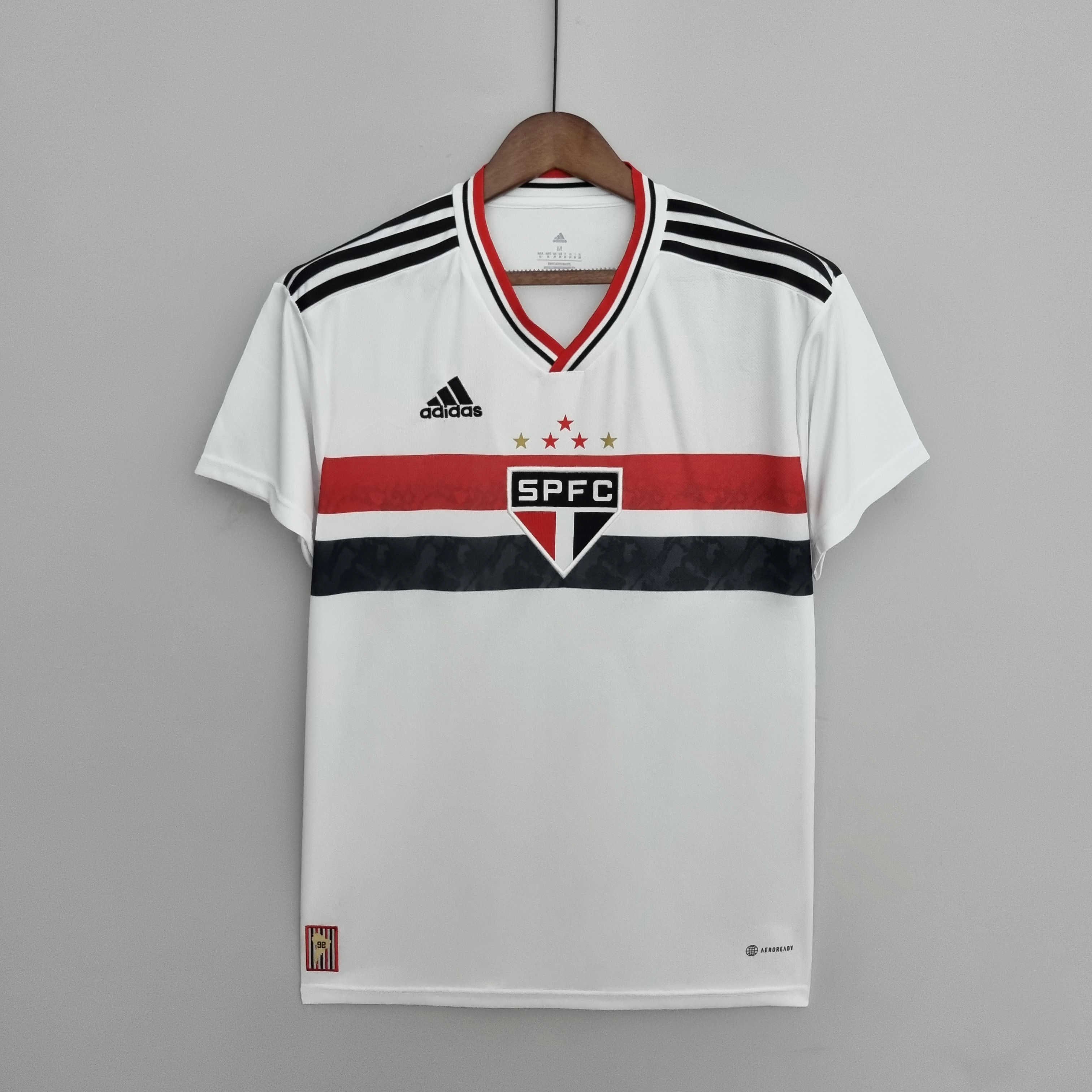 Camisa São Paulo I 22/23 s/n° Torcedor Adidas Masculina - Branco