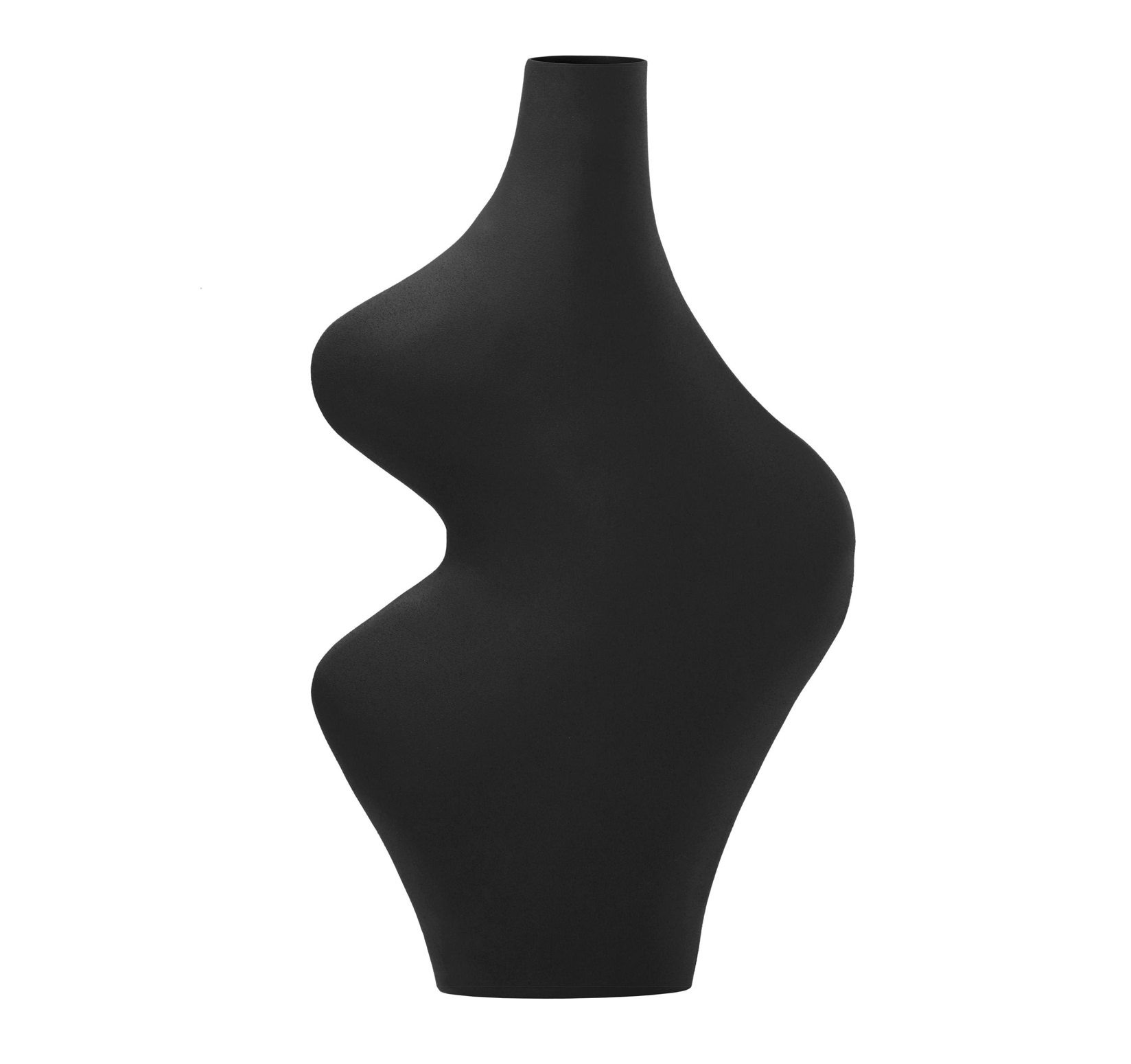 Tarri Black Steel Vase