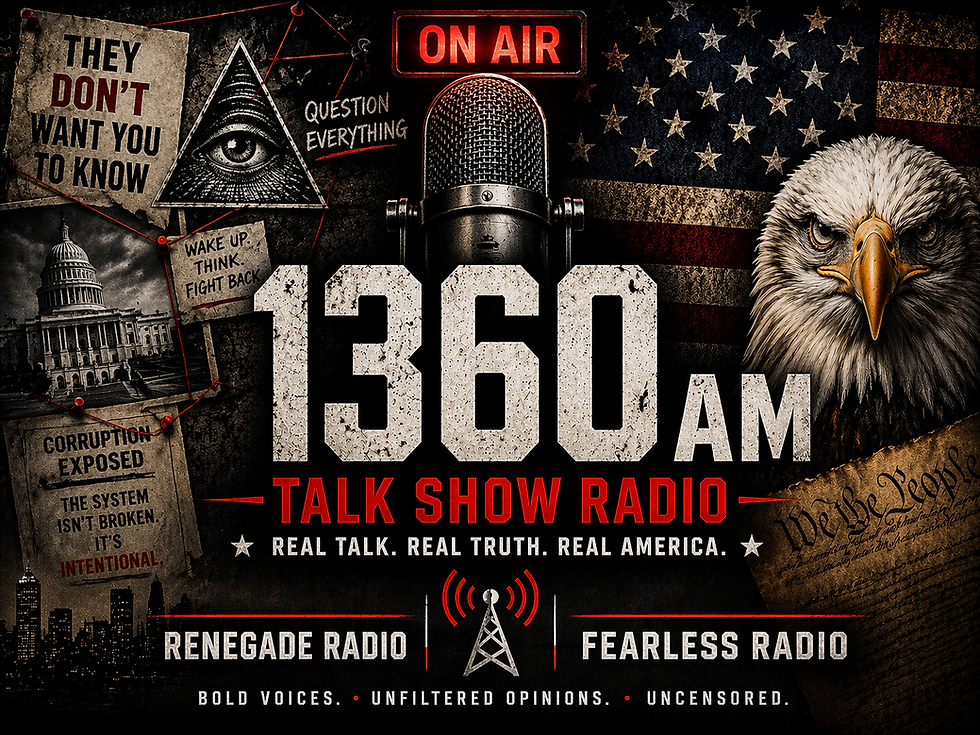 1360 AM Johnstown Colorado Talk Show Radio news, crypto, finance, gold and silver